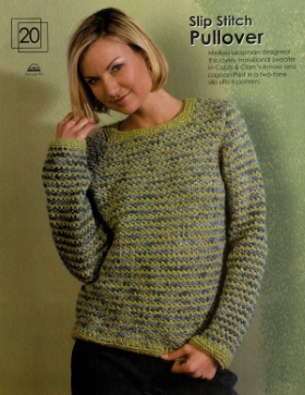 Slip stitch pullover