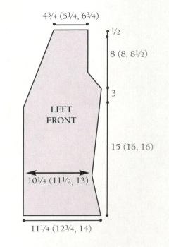 cardigan left diagram
