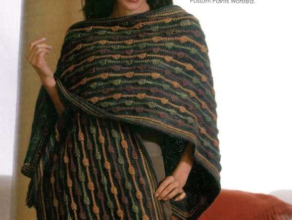 string of beads shawl